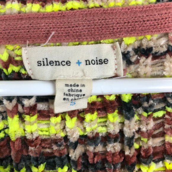 Silence + Noise Neon Cropped Chenille Sweater - Picture 6 of 6